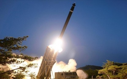 <p>BALLISTIC. North Korea fires 10 ballistic missiles in a single day as tension continues to rise in the region.  Pyongyang's move was in retaliation to the ongoing combined air drill by South Korea and United States.  (Anadolu)</p>