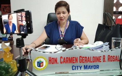 <p><em>Legazpi Mayor Carmen Geraldine Rosal (Photo by Emmanuel Solis)</em></p>