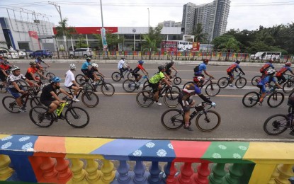 <p><strong>BIKE CULTURE.</strong> Cyclists join the Bike Festival in this photo taken on July 31, 2022. Iloilo City’s bike culture is one of the 18 finalists of the 2022 Galing Pook Awards.<em> (Photo courtesy of Arnold Almacen/City Mayor’s Office)</em></p>