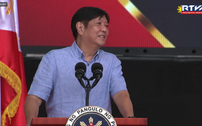 <p>President Ferdinand R. Marcos Jr. <em>(Screengrab from RTVM)</em></p>