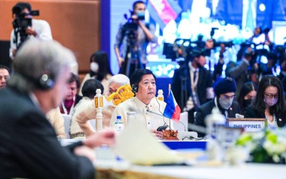 <p class="p1"><strong>IMPLEMENTING STRATEGIC MEASURES.</strong> President Ferdinand R. Marcos Jr. attends the ASEAN-UN Summit in Phnom Penh, Cambodia on Friday (Nov. 11, 2022), where he announced that the Philippines is nearly done carrying out the strategic measures for political-security, economic, socio-cultural, and cross-sectoral cooperation contained in the 2021-2025 ASEAN-UN Plan of Action. <em>(Photo courtesy of the Office of the Press Secretary)</em></p>