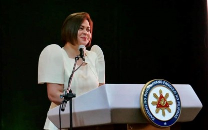 <p>Vice President and DepEd Secretary Sara Duterte (PNA<em> file photo) </em></p>