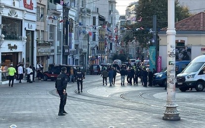 <p><strong>TERRORISM. </strong>World leaders believe that the recent attack on Istanbul's Istiklal Avenue was an act of terrorism.  At least six people died in the blast while 81 others were hurt.<em> (Anadolu)</em></p>