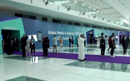 <p>The inaugural Global Media Congress in Abu Dhabi, UAE <em>(File photo)</em></p>