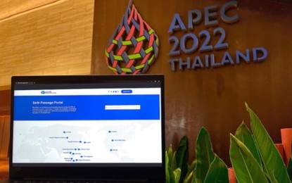 <p>A screen view of APEC's Safe Passage Portal. APEC launches "safepassage," an information hub for international travel. <em>(ANTARA/HO-APEC Secretariat)</em></p>