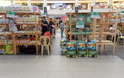 <p><strong>REGIONAL TRADE FAIR</strong>. A wide array of products manufactured by agrarian reform beneficiaries in Central Luzon are on sale in the 5th CARP Regional Trade Fair at the Marquee Mall in Angeles City, Pampanga. The event runs from Nov. 17-20, 2022. <em>(Photo courtesy of the Sta. Ana Agricultural Multi-Purpose Cooperative)</em></p>