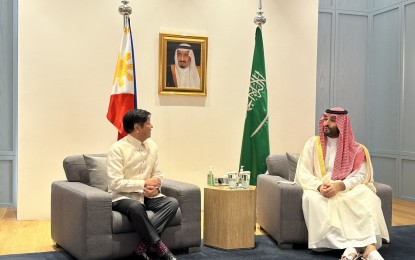 <p>President Ferdinand R. Marcos Jr. (left) and Saudi Crown Prince Mohammed bin Salman <em>(OPS photo)</em></p>