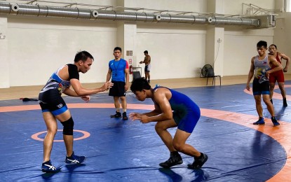<p><strong>NATIONAL OPEN</strong>. Athletes train on the wrestling gym at the third floor of the Sports Medicine Association of the Philippines Building inside the Rizal Memorial Sports Complex in Manila in this undated photo. The Wrestling Association of the Philippines, Inc. will hold a National Open at the Sta. Rosa Sports Complex in Laguna on November 26-27. <em>(Contributed photo</em>) </p>