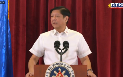 <p>President Ferdinand R. Marcos Jr. <em>(Screengrab from RTVM)</em></p>