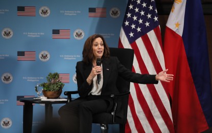 <p>US Vice President Kamala Harris<em> (PNA photo by Avito Dalan)</em></p>