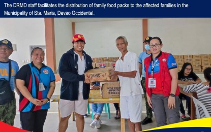DSWD-11 sends aid to flood victims in DavOcc, DavSur 