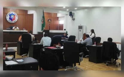 <p><strong>PWD OFFICE.</strong> Antique Provincial Board Member Mayella Mae Plameras-Ladislao sponsors on third and final reading the ordinance establishing the Persons with Disability Affairs Office in the Province of Antique during their regular session on Monday (Nov. 21, 2022). The ordinance has been unanimously approved by the provincial board. <em>(PNA photo by Annabel Consuelo J. Petinglay)</em></p>