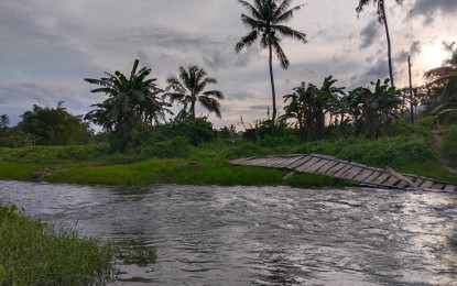 <p><strong>ENDEMIC.</strong> People living near freshwater, like this river in Burauen, Leyte with water discharge from nearby rice fields, are vulnerable to schistosomiasis, a chronic parasitic disease. A Department of Health-Eastern Visayas report Monday (Nov. 21, 2022) said some 973,400 exposed in the region will be prioritized in the annual mass vaccination in January next year. <em>(PNA photo by Sarwell Meniano)</em></p>