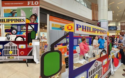 <p>Philippine Ambassador to Kenya Marie Charlotte G. Tang (rightmost) accompanies Guest of Honor Mr. Stanley Mwangi of the Kenyan Ministry of Foreign and Diaspora Affairs at the Philippine booth at the ASEAN Festival in this undated photo. The Philippine culture and food were put on spotlight during the event. <em>(Nairobi PE photo)</em></p>