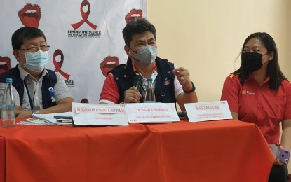 <p><strong>HIV/AIDS AWARENESS.</strong> Public health executives discuss the local landscape in the HIV/AIDS cases and updates during a press briefing in Cagayan de Oro City on Wednesday (Nov. 23, 2022). (From left to right) Dr. Teodulfo Joselito Retuya, the city health office epidemiologist; Dr. David Mendoza, DOH-10 local health support division chief; and Rasie Jean Dacoco, the Pilipinas Shell Foundation regional coordinator, attended the event.<em> (PNA photo by Nef Luczon)</em></p>
<!--/data/user/0/com.samsung.android.app.notes/files/clipdata/clipdata_bodytext_221123_152615_271.sdocx-->