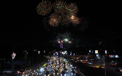 <p>Fireworks display in Quezon City<em> (File photo)</em></p>