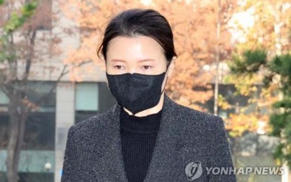 <p>Former senior emergency monitoring officer at the Seoul Metropolitan Police Agency (SMPA), Ryu Mi-jin, appears before a special investigation team in western Seoul on Nov. 25, 2022. <em>(Yonhap)</em></p>