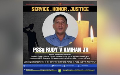 <p>Staff Sgt. Rudy Amihan Jr. <em>(Photo courtesy of North Cotabato PNP)</em></p>