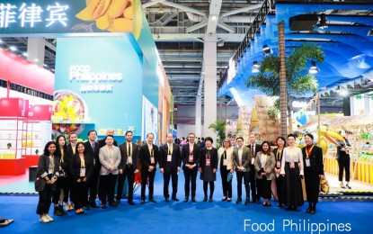 <p><strong>FOOD PHILIPPINES</strong>. The FOOD Philippines Pavilion at the 2022 China International Import Expo (CIIE) in Shanghai, China. The Philippines has been participating in the import expo since its inception in 2018. <em>(Photo courtesy of DTI)</em></p>