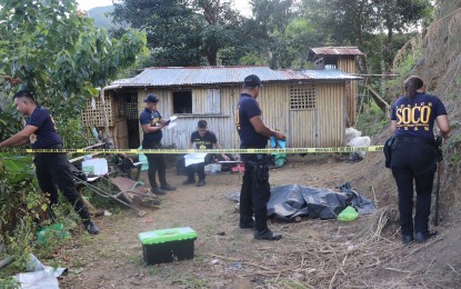 <p><strong>SLAIN REBEL.</strong> A member of the CPP-NPA was killed in a clash between the rebel group and the 61st Infantry Battalion of the Philippine Army at Barangay Tigbanaba in Igbaras town, Iloilo province on Nov. 26, 2022. Maj. Gen. Benedict M. Arevalo, commander of the 3rd Infantry Division, was saddened over the death of a member of the Communist Party of the Philippines-New People’s Army (CPP-NPA) who, he said, was deceived to join the armed struggle.<em> (Photo courtesy of 3rd Infantry Division Public Affairs Office)</em></p>