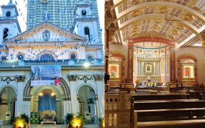 <p><strong>ELEVATED</strong>. In separate decrees, the Archdiocese of Manila declared as shrines the Nuestra Señora del Perpetuo Socorro Parish (NSPS) (right) in Sampaloc and San Vicente de Paul Parish (SVPP) in Ermita. For a church to be declared a national shrine, it must have the approval of the bishops’ conference. <em>(Photo courtesy of CBCPNews Online)</em></p>