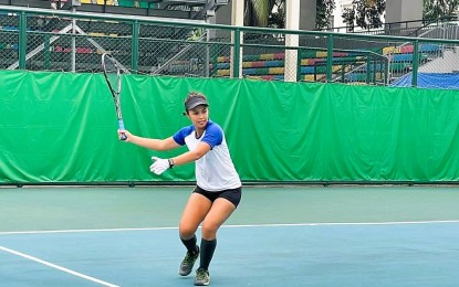 <p><strong>TOP NETTER.</strong> Noelle Nikki Camille Zoleta, winner of the women's doubles event at the 2019 Manila SEA Games, will lead a 10-member team to the 6th Indonesia Soft Tennis Championships in Jakarta, Indonesia on Dec. 1-4, 2022. It is the second international tournament for the Filipino netters after the Korea Cup in September.<em> (Contributed photo)</em></p>