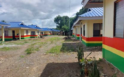 <p><strong>HOUSING PROJECT.</strong> The National Housing Authority in Davao Region turns over 100 housing units to the Ata-Manobo community in Barangay San Jose, Sto. Tomas, Davao del Norte, on Nov. 29, 2022. Called the 'Balai Karoyawan No Bakalag' or a beautiful house, each housing unit costs PHP200,000, or a total of PHP20 million for the whole project.<em> (Photo courtesy of NHA-11)</em></p>