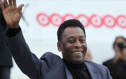 <p>Edson Arantes do Nascimento, better known as Pele <em>(Anadolu)</em></p>