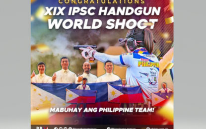 Marcos lauds PH team for victories in IPSC World Shoot