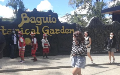 <p><strong>PEAK TOURISM.</strong> The city government is encouraging tourists who come to Baguio to check the list of accredited accommodation establishments which carry the standards for the said service and avoid being victimized by unscrupulous persons. At least 1,600 accommodation establishments have been listed after assuring their compliance with the standards.<em> (PNA file photo by Liza T. Agoot)</em></p>
