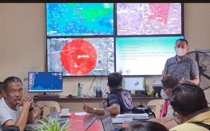 <p><strong>RED ZONE</strong> Iloilo City officials meet to discuss measures against African swine fever last month. The city is now tagged as  "red zone" after two barangays have confirmed cases of ASF. (<em>Photo courtesy of Iloilo City Government)</em></p>
<p> </p>