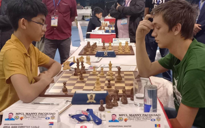 Arca upsets 9th seed Moldova player in Pacquiao chess tourney