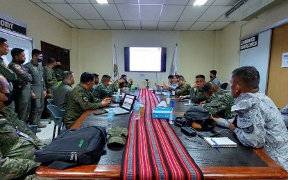<p><strong>BALIKATAN 2023. </strong>Planners from the Armed Forces of the Philippines finalize details of the 2023 iteration of Balikatan Exercises during the planning conference held at the AFP Education, Training and Doctrine Command, Camp Aguinaldo, Quezon City on Dec. 12, 2022. <em>(Photo from PA) </em></p>