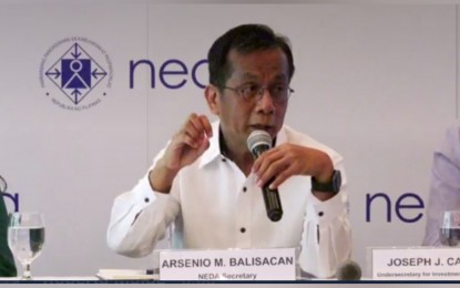 <p>National Economic and Development Authority Secretary Arsenio Balisacan <em>(PNA file photo)</em></p>