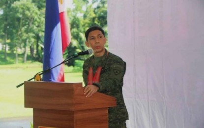 <p>Visayas Command chief Maj. Gen. Benedict Arevalo. <em>(Photo courtesy of 3rd Infantry Division, Philippine Army)</em></p>