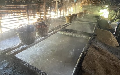 <p><strong>REVIVING SALT INDUSTRY.</strong> Salt industry thrives in Pasuquin town, Ilocos Norte province. To prevent iodine deficiency, salt manufacturers are highly encouraged to mix iodine in their salt products.<em> (PNA photo by Leilanie Adriano) </em></p>
