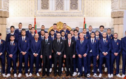 Moroccan king hails nat’l team after World Cup success