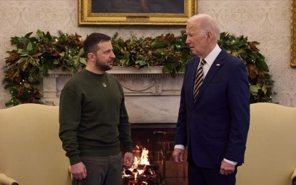 <p>Ukraine President Volodymyr Zelenskyy and US President Joe Biden<em> (Anadolu)</em></p>