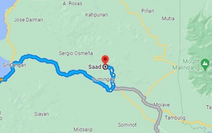 <p>Google map of Barangay Saad, Dumingag, Zamboanga del Sur</p>