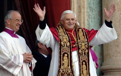 <p>Pope Emeritus Benedict XVI. <em>(File photo)</em></p>