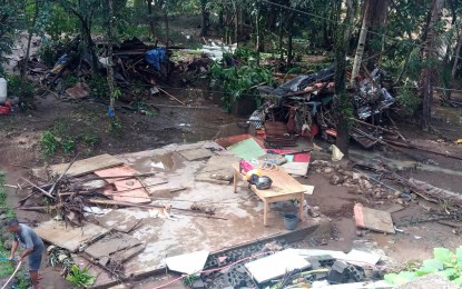 <p><strong>FLOOD AFTERMATH.</strong> Heavy downpours spawned by a low pressure area on Monday (Jan. 2, 2023) flooded houses in some parts of Lanao del Norte province. A minor drowned in the flood at Baroy town in the province. <em>(Photo courtesy of Lanao del Norte PIO)</em></p>