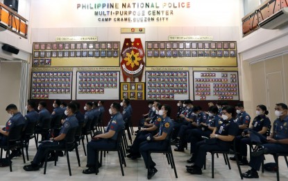 <p><strong>PUBLIC TRUST.</strong> Senator Ramon Revilla Jr. says Interior and Local Government Secretary Benjamin Abalos Jr.’s call for the courtesy resignation of all police colonels and generals is a good move to restore public trust to the Philippine National Police. Abalos earlier made the call during a press conference at Camp Crame Wednesday (Jan. 4, 2023). <em>(PNA photo by Joey O. Razon)</em></p>