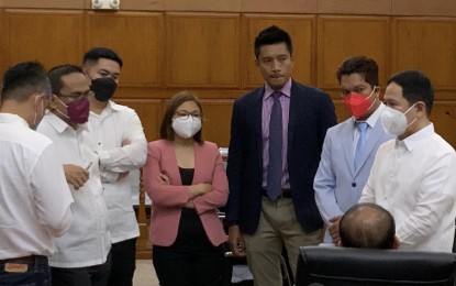 <p><strong>DUAL ROLE.</strong> James Yap (5th from left) confers with his fellow San City Council members in this undated photo. He has signed a one-year contract with Rain or Shine in the Philippine Basketball Association, marking his comeback since taking a leave last year to concentrate with his electoral campaign. <em>(Courtesy of James Yap Facebook)</em></p>