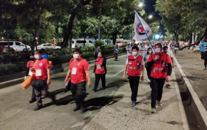 <p><strong>RED CROSS AID</strong>. The Philippine Red Cross (PRC) deploys volunteers and personnel to provide medical services during the feast of Black Nazarene from Jan. 7 to 9, 2023. The PRC has set up Emergency Medical Unit equipped with 20 beds, basic medical equipment, devices and supplies at the Kartilya ng Katipunan. <em>(Photo courtesy of PRC)</em></p>