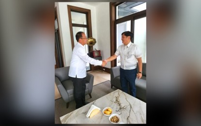 <p><strong>NEW DND SECRETARY</strong>. President Ferdinand R. Marcos Jr. names Presidential Adviser on Peace, Reconciliation and Unity Secretary Carlito Galvez Jr. as the new secretary of the Department of National Defense (DND). Presidential Communications Office OIC Secretary Cheloy Velicaria-Garafil on Monday (Jan. 9, 2022) said Galvez was named as the new DND chief after Marcos accepted the resignation of Jose Faustino Jr. <strong><em>(Photo courtesy of PCO)</em></strong></p>