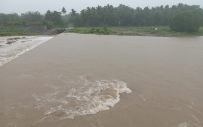 <p><strong>HEAVY RAINS</strong>. The murky water of Binahaan River in Pastrana, Leyte in this Jan. 4, 2023 photo. The low-pressure area and northeast monsoon may trigger flooding in major rivers in the Eastern Visayas region, the Philippine Atmospheric, Geophysical and Astronomical Services Administration has warned Monday.  <em>(Photo courtesy of Pastrana, Leyte rescue unit)</em></p>