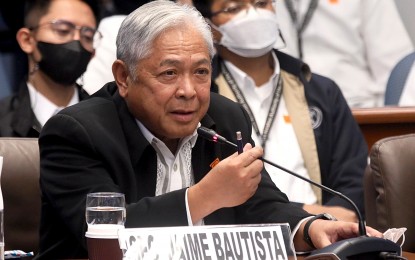 <p>Transportation Secretary Jaime Bautista <em>(PNA photo by Avito Dalan)</em></p>