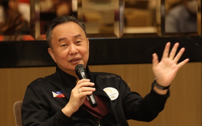 <p>Philippine Olympic Committee President Abraham 'Bambol" Tolentino. <em>(Contributed photo) </em></p>