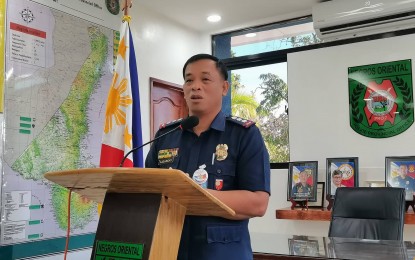 <p><strong>PROBE.</strong> Col. Reynaldo Lizardo, provincial police director of Negros Oriental, on Monday (Jan. 16, 2023) said he is awaiting a full investigation report on the killing of a barangay councilor in Vallehermoso, Negros Oriental over the weekend. The police and military have tagged the New People's Army as the one behind the killing. <em>(Photo by Judy Flores Partlow)</em></p>