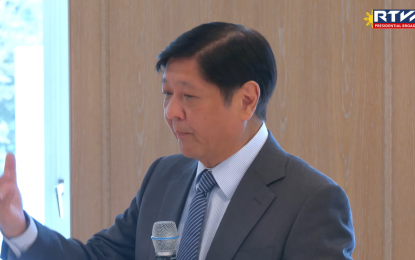 <p><strong>NO TO COLD WAR MINDSET.</strong> President Ferdinand R. Marcos Jr. on Monday (Jan. 16, 2023) cites that there is unanimity among Asia-Pacific nations not to embrace the "Cold War" mentality. Marcos made the remark during a luncheon hosted for him and Filipino chief executive officers by the Philippine economic team in Davos, Switzerland. <em>(Screenshot from Radio Television Malacañang)</em></p>